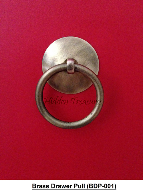 01 Brass ring design drawer pull