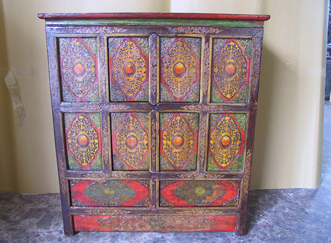 04 Antique Tibetian Cabinet