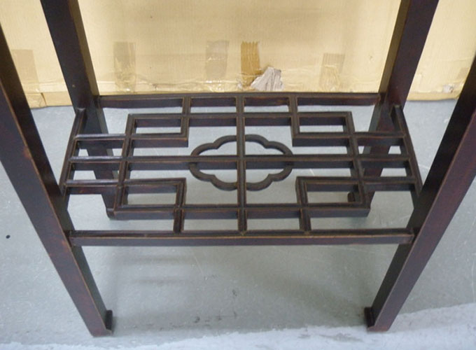 05 Antique rectangular 2-tier Stand
