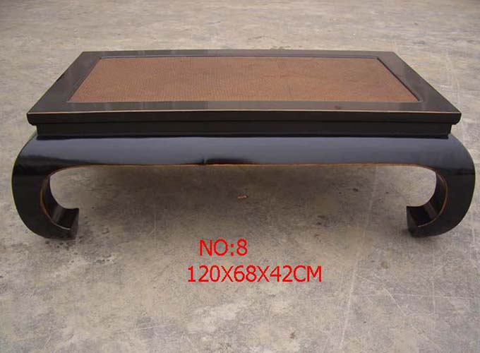 01 Custom make canetop Ming style coffee table