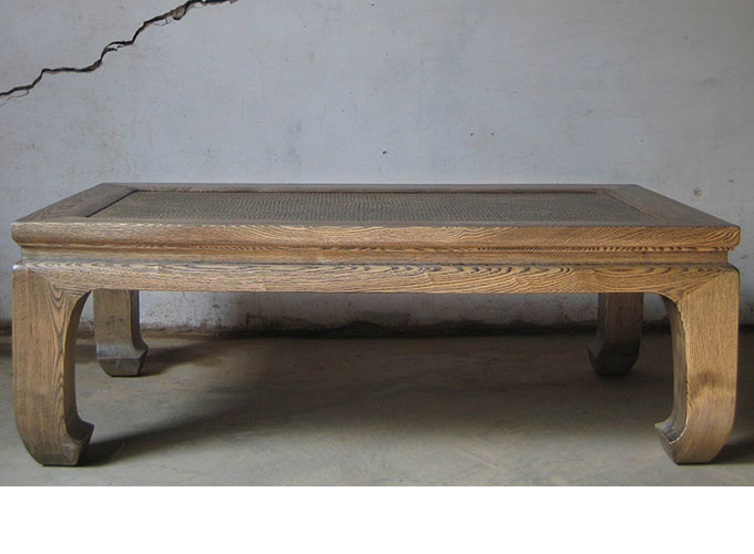 14 Custom make natural canetop coffee table 
