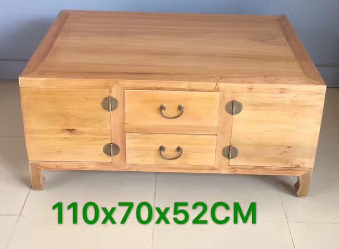 15 Custom make natural Elmwood coffee table