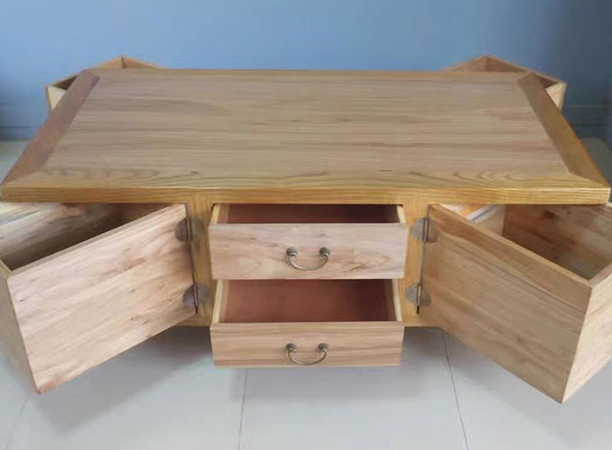 15 Custom make natural Elmwood coffee table