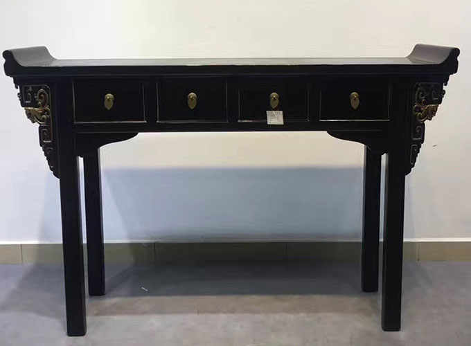 18 Custom make 4 drawers console table 